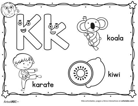 Letra K para colorear | Árbol ABC: Dibujar y Colorear Fácil, dibujos de Un P E K K A, como dibujar Un P E K K A paso a paso para colorear