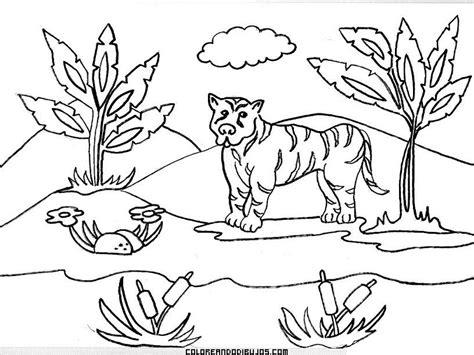 Animales para colorear en un paisaje - Imagui: Dibujar Fácil, dibujos de Un Paisage, como dibujar Un Paisage para colorear