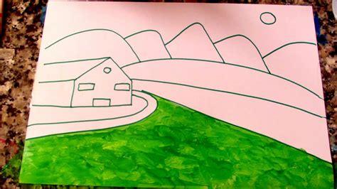 Dibujos De Paisajes A Lapiz Faciles De Hacer Para Ninos: Aprende a Dibujar y Colorear Fácil con este Paso a Paso, dibujos de Un Paisaje A Lapiz Para Niños, como dibujar Un Paisaje A Lapiz Para Niños para colorear