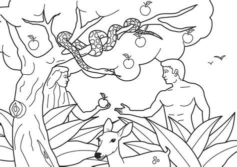 Adão e Eva no Paraíso – Desenhos para Colorir: Dibujar Fácil, dibujos de Un Paraiso, como dibujar Un Paraiso para colorear e imprimir