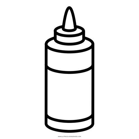 Dibujo De Botella De Pegamento Para Colorear - Ultra: Dibujar Fácil con este Paso a Paso, dibujos de Un Pegamento, como dibujar Un Pegamento para colorear e imprimir