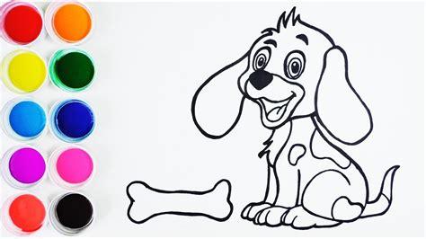Cómo Dibujar un Perrito - Arte y Color Para Niños: Aprende a Dibujar Fácil con este Paso a Paso, dibujos de Un Perrito Para Niños, como dibujar Un Perrito Para Niños para colorear