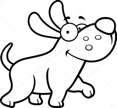 Animado: caminar dibujo facil | Perro de dibujos animados: Aprender a Dibujar Fácil, dibujos de Un Perro Caminando, como dibujar Un Perro Caminando para colorear e imprimir