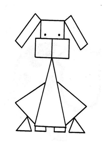 nAiyAy6c5.jpg (720×960) | Materiales necesarios para mí: Aprende a Dibujar y Colorear Fácil, dibujos de Un Perro Con Figuras Geometricas, como dibujar Un Perro Con Figuras Geometricas para colorear e imprimir