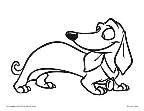 ᐅ 10 DIBUJOS de Perro Salchicha fáciles para colorear: Aprende como Dibujar y Colorear Fácil, dibujos de Un Perro Con Lineas, como dibujar Un Perro Con Lineas paso a paso para colorear