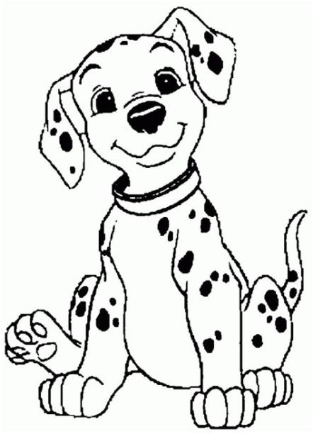 Dalmatas cachorros para colorear - Imagui: Aprender como Dibujar y Colorear Fácil, dibujos de Un Perro Dalmata, como dibujar Un Perro Dalmata para colorear e imprimir