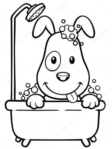 Imágenes: bañarse para colorear | perro de dibujos: Aprender como Dibujar Fácil con este Paso a Paso, dibujos de Un Perro De Agua, como dibujar Un Perro De Agua para colorear