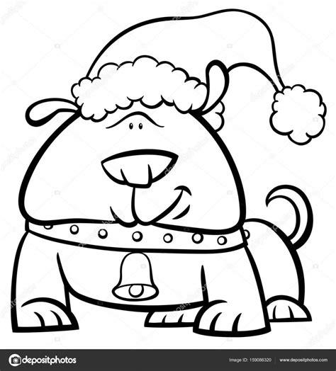 Perros de navidad para colorear | perro en Navidad para: Dibujar y Colorear Fácil con este Paso a Paso, dibujos de Un Perro De Navidad, como dibujar Un Perro De Navidad para colorear e imprimir
