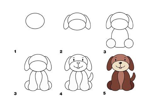 Como dibujar un perro: Dibujar y Colorear Fácil con este Paso a Paso, dibujos de Un Perro En Pasos, como dibujar Un Perro En Pasos para colorear e imprimir