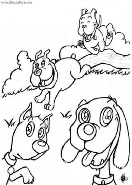 Dibujo de Perros jugando – Dibujos para Colorear: Dibujar Fácil con este Paso a Paso, dibujos de Un Perro Jugando, como dibujar Un Perro Jugando para colorear