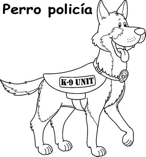 Un perro policia animado para colorear - Imagui: Dibujar y Colorear Fácil con este Paso a Paso, dibujos de Un Perro Policia, como dibujar Un Perro Policia para colorear e imprimir