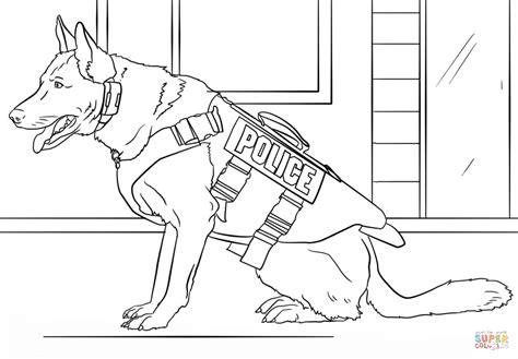 Dibujos Para Colorear De Perros Policias - Impresion gratuita: Dibujar Fácil con este Paso a Paso, dibujos de Un Perro Policia, como dibujar Un Perro Policia para colorear