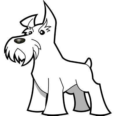Schnauzer Miniatura Para Colorear: Aprender como Dibujar Fácil con este Paso a Paso, dibujos de Un Perro Schnauzer, como dibujar Un Perro Schnauzer paso a paso para colorear