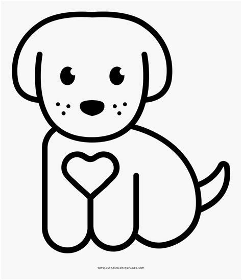 Puppy Coloring Page - Cartoon Simple Dog Drawing. HD Png: Aprende como Dibujar y Colorear Fácil con este Paso a Paso, dibujos de Un Perro Simple, como dibujar Un Perro Simple paso a paso para colorear