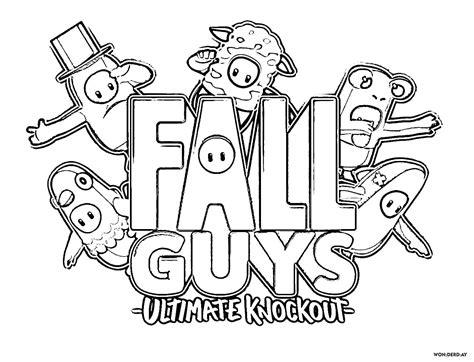 Dibujos de Fall Guys para colorear. Imprime gratis: Dibujar y Colorear Fácil, dibujos de Un Personaje De Fall Guys, como dibujar Un Personaje De Fall Guys para colorear e imprimir