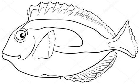 Imágenes: pez cirujano para colorear | Página para: Dibujar Fácil, dibujos de Un Pez Cirujano, como dibujar Un Pez Cirujano paso a paso para colorear