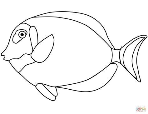 Dibujo Silueta De Peces Para Colorear: Dibujar Fácil con este Paso a Paso, dibujos de Un Pez Cirujano, como dibujar Un Pez Cirujano para colorear