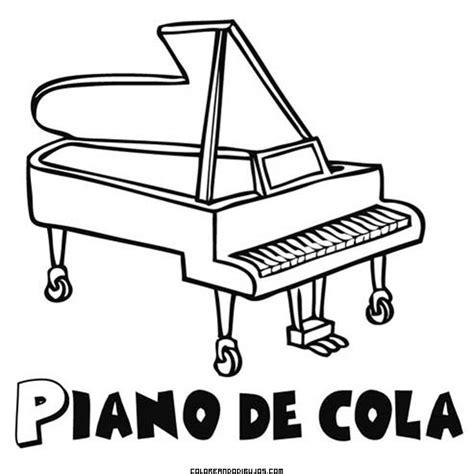 Piano de cola para colorear: Dibujar y Colorear Fácil con este Paso a Paso, dibujos de Un Piano De Cola, como dibujar Un Piano De Cola para colorear e imprimir