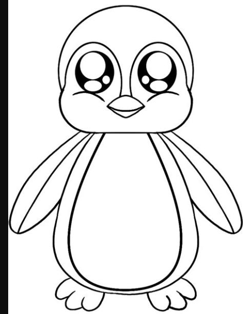 Pinguinos – dibujos infantiles para colorear. para: Dibujar y Colorear Fácil con este Paso a Paso, dibujos de Un Pingüino Para Niños, como dibujar Un Pingüino Para Niños para colorear e imprimir