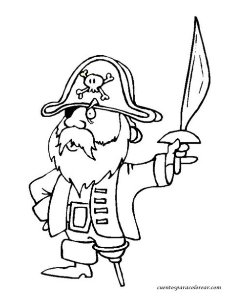 Dibujos infantiles de piratas para colorear | Colorear: Dibujar y Colorear Fácil con este Paso a Paso, dibujos de Un Pirata Infantil, como dibujar Un Pirata Infantil para colorear
