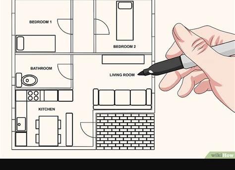Cómo dibujar los planos de una casa: 9 pasos (con fotos): Dibujar Fácil con este Paso a Paso, dibujos de Un Plano De Una Casa A Mano, como dibujar Un Plano De Una Casa A Mano paso a paso para colorear