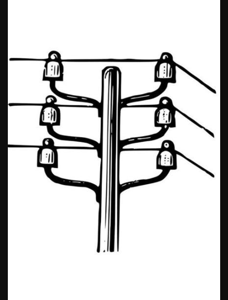 Dibujo para colorear poste eléctrico | Poste de: Dibujar Fácil, dibujos de Un Plano Electrico, como dibujar Un Plano Electrico para colorear e imprimir