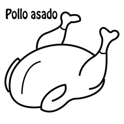 Pollo Infantil Para Colorear: Dibujar Fácil con este Paso a Paso, dibujos de Un Pollo Asado, como dibujar Un Pollo Asado paso a paso para colorear