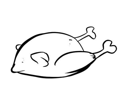 Dibujo de pollo asado para colorear gratis: Aprender a Dibujar Fácil con este Paso a Paso, dibujos de Un Pollo Asado Para Niños, como dibujar Un Pollo Asado Para Niños paso a paso para colorear