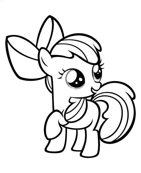 Dibujo para colorear - Pequeño pony: Dibujar Fácil con este Paso a Paso, dibujos de Un Pony Para Niños, como dibujar Un Pony Para Niños para colorear e imprimir