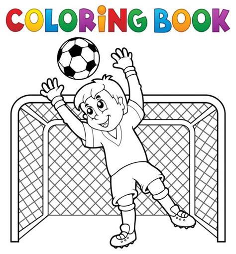 Dibujos Para Colorear De Futbol Soccer - Para Colorear: Dibujar Fácil, dibujos de Un Portero De Futbol, como dibujar Un Portero De Futbol para colorear