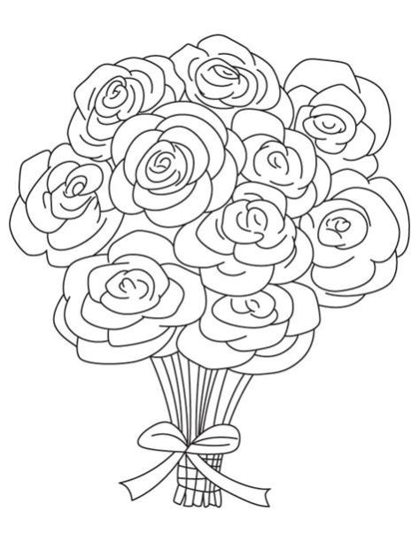 Los dibujos para colorear : Dibujos de rosas para colorear: Aprender a Dibujar Fácil con este Paso a Paso, dibujos de Un Ramo De Rosas, como dibujar Un Ramo De Rosas para colorear e imprimir