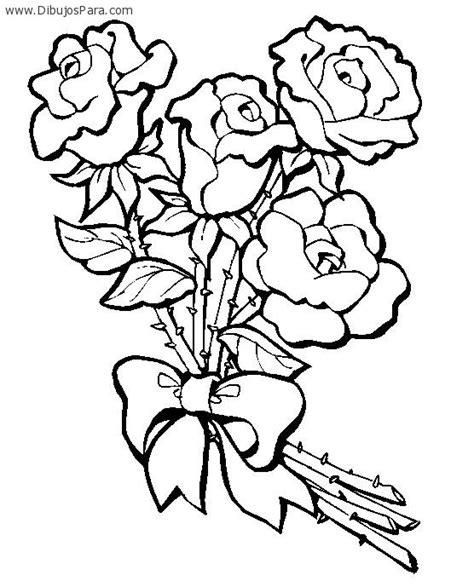 Dibujo de Ramo de Rosas para colorear – Dibujos para: Aprende como Dibujar Fácil con este Paso a Paso, dibujos de Un Ramo De Rosas, como dibujar Un Ramo De Rosas paso a paso para colorear
