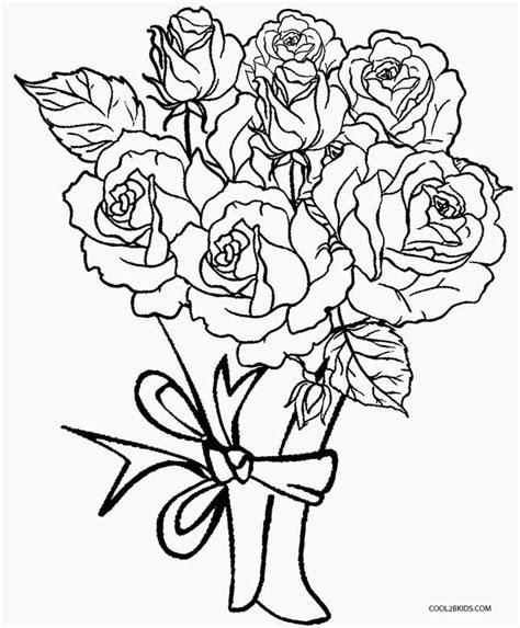 Dibujos de Rosas para colorear - Páginas para imprimir gratis: Dibujar Fácil con este Paso a Paso, dibujos de Un Ramo De Rosas, como dibujar Un Ramo De Rosas para colorear