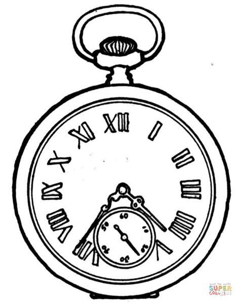 Dibujo de Reloj de Bolsillo para colorear | Dibujos para: Aprender a Dibujar Fácil con este Paso a Paso, dibujos de Un Reloj De Bolsillo, como dibujar Un Reloj De Bolsillo paso a paso para colorear