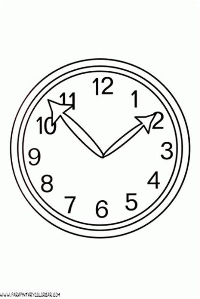 Imagenes Animadas Para Colorear De Un Reloj - Impresion: Aprender a Dibujar Fácil con este Paso a Paso, dibujos de Un Reloj De Pared, como dibujar Un Reloj De Pared para colorear