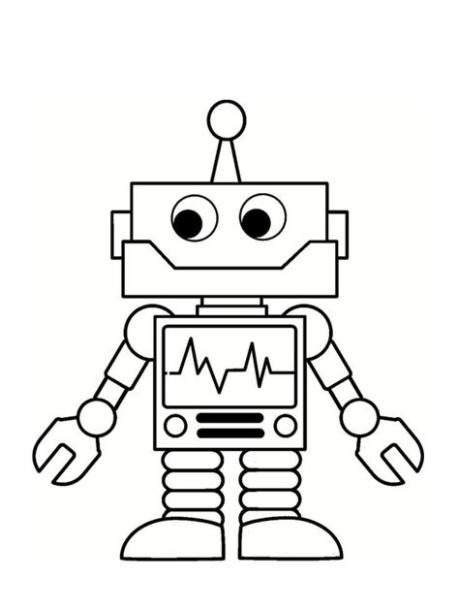 ⓵ Dibujos de robots para niños y niñas  Forstorylovers 