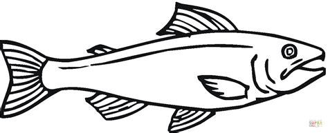 Dibujo de Un Salmón para colorear | Dibujos para colorear: Dibujar y Colorear Fácil con este Paso a Paso, dibujos de Un Salmon, como dibujar Un Salmon para colorear