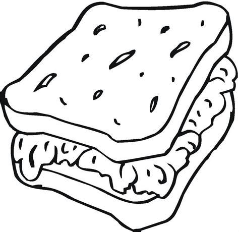 Dibujo para colorear Sandwich - Imagui: Aprender a Dibujar y Colorear Fácil, dibujos de Un Sandwich, como dibujar Un Sandwich paso a paso para colorear