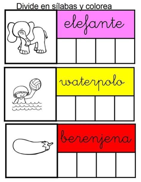 Segmentación silábica Divide en sílabas y colorea: Aprender como Dibujar y Colorear Fácil con este Paso a Paso, dibujos de Un Segmento, como dibujar Un Segmento para colorear