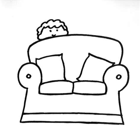 Dibujos infantiles: Dibujo infantil sofá: Aprende como Dibujar Fácil con este Paso a Paso, dibujos de Un Sofa De Frente, como dibujar Un Sofa De Frente para colorear