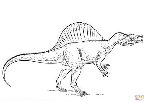 Spinosaurio | Super Coloring | Libro de dinosaurios para: Dibujar y Colorear Fácil, dibujos de Un Spinosaurus, como dibujar Un Spinosaurus para colorear e imprimir