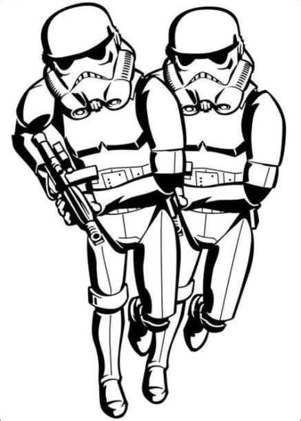 Star Wars La Guerra de las Galaxias スターウォーズ: Aprende como Dibujar y Colorear Fácil, dibujos de Un Stroom Trooper, como dibujar Un Stroom Trooper para colorear