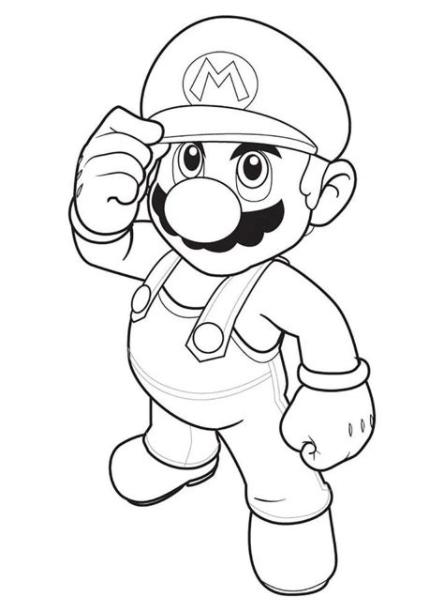 Dibujos Mario Bros para colorear. 100 imágenes se: Aprende a Dibujar Fácil, dibujos de Un Super Mario Bros, como dibujar Un Super Mario Bros para colorear