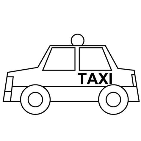 Taxi (Transporte) – Colorear dibujos gratis: Dibujar Fácil con este Paso a Paso, dibujos de Un Taxi, como dibujar Un Taxi para colorear e imprimir