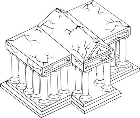 Dibujo para colorear Templo - Dibujos Para Imprimir Gratis: Dibujar y Colorear Fácil, dibujos de Un Templo, como dibujar Un Templo para colorear