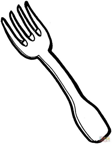 Tenedor | Fork drawing. Coloring pages. Free printable: Aprender como Dibujar y Colorear Fácil, dibujos de Un Tenedor, como dibujar Un Tenedor paso a paso para colorear