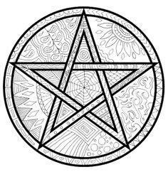 ԑ̮̑♦̮̑ɜ~Mandala para Colorear~ԑ̮̑♦̮̑ɜ: Aprender como Dibujar Fácil, dibujos de Un Tetragramaton, como dibujar Un Tetragramaton paso a paso para colorear