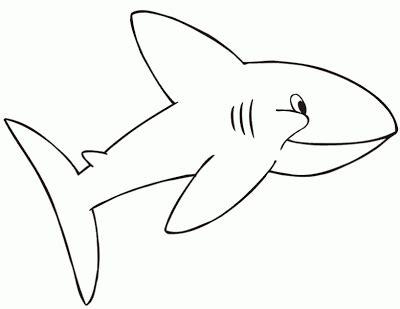 La Chachipedia: Dibujos de tiburones para colorear: Aprende a Dibujar y Colorear Fácil, dibujos de Un Tiburon Animado, como dibujar Un Tiburon Animado para colorear