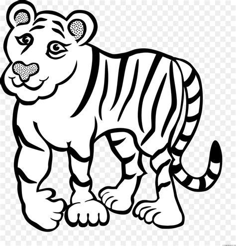 Libro Para Colorear. Dibujo. Tigre De Bengala imagen png: Aprender a Dibujar y Colorear Fácil, dibujos de Un Tigre De Bengala, como dibujar Un Tigre De Bengala paso a paso para colorear