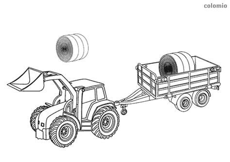 Dibujos de Tractores para colorear » Imágenes de Tractor: Aprende como Dibujar y Colorear Fácil, dibujos de Un Tractor Con Remolque, como dibujar Un Tractor Con Remolque para colorear e imprimir